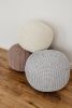 Pouf | Pillows by Chasha Home. Item composed of cotton