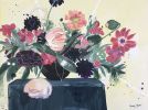 "Love Conquers All" Floral Still Life Painting | Oil And Acrylic Painting in Paintings by Mandy Martin Art. Item made of synthetic