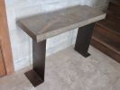Custom Rectangular Concrete Bench or Dining, Console, Coffee | Benches & Ottomans by Holmes Wilson Furniture. Item made of concrete
