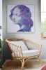 he heals my heart tribute to leonard de vinci | Mixed Media in Paintings by Virginie SCHROEDER. Item composed of canvas in minimalism or contemporary style