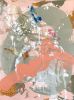 'Peach Party' 2022 Original Painting | Oil And Acrylic Painting in Paintings by Jessalin Beutler. Item made of wood & canvas compatible with boho and contemporary style