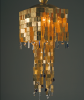 Byzantine Squared | Chandeliers by F+M FOS - Anna Maria Fragiskos Bitros. Item composed of metal and glass in mid century modern or modern style