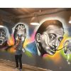 The Hub Mural | Murals by Anthony Hernandez Art | The HUB Palm Beach in West Palm Beach. Item made of synthetic