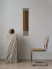 Belts long textile wall art | Tapestry in Wall Hangings by Versh Gallery. Item made of cotton works with contemporary & japandi style