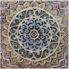 Set of 9 Matt blue tiles | Tiles by GVEGA. Item composed of ceramic compatible with boho and mediterranean style