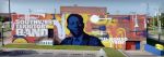 Alphonso Trent & the Southwest Territory Band | Murals by Bryan Alexis | The Blue Lion in Fort Smith. Item made of synthetic