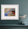 Koi | Oil And Acrylic Painting in Paintings by Jacob von Sternberg Large Abstracts. Item composed of paper & synthetic