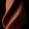 Tornado, 0110, by Yiannis Vogdanis, 3D Printed Ceramic Art, | Vase in Vases & Vessels by BinaryCeramics. Item composed of ceramic in minimalism or art deco style