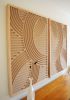 02 Acoustic Panel | Wall Sculpture in Wall Hangings by Joseph Laegend. Item made of oak wood compatible with minimalism and mid century modern style