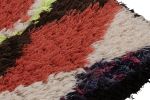 Vintage Azilal Moroccan Runner and Shag Rug with Diamond | Area Rug in Rugs by Rug and Kilim