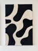 "Monochrome" Fiber Art Wall Hanging | Tapestry in Wall Hangings by SOJA Art Studio. Item composed of canvas in minimalism or contemporary style