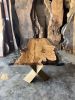Transparent Resin Dining Table | Handmade Epoxy Table | Tables by Tinella Collection. Item made of oak wood with metal works with boho & minimalism style