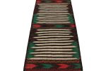 Vintage Afghan Kilim Rug with Polychromatic Stripes | Area Rug in Rugs by Rug and Kilim