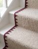 Handwoven Natural Woolen Runner Rug | Rugs by Evergreen Carpets. Item composed of wool in boho or minimalism style
