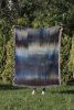 Mirror Terrain - Jacquard Woven Thrown Blanket | Linens & Bedding by Jessie Bloom Studio. Item composed of cotton compatible with boho and mid century modern style