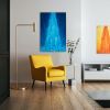 Metropolis (Night) ~ Painting | Oil And Acrylic Painting in Paintings by Michael Kerbow. Item made of canvas works with contemporary & art deco style