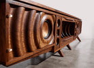 Walnut Speaker Console | Media Console in Storage by Michael Maximo | Michael Maximo Furniture & Design Studio in Austin. Item composed of walnut