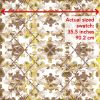 Gilded Braids Wallpaper | Wall Treatments by Ri Anderson. Item composed of synthetic
