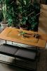 Frame Dining Table | Tables by LAGU. Item composed of oak wood and brass in modern style