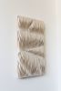 Pleated Wall Sculpture | Wall Hangings by andagain. Item composed of canvas compatible with minimalism and contemporary style