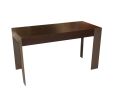DK-33 Desk in Ebonized Ash with Graphite Steel Legs | Coffee Table in Tables by Antoine Proulx Furniture, LLC. Item composed of steel