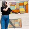 Stained Glass Window | Paneling in Wall Treatments by Debbie Bean. Item made of glass