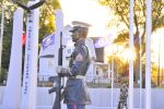 Present Arms, US Marine | Public Sculptures by Sutton Betti