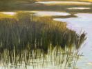 A Moment in Time - low country sunset painting on canvas | Oil And Acrylic Painting in Paintings by Filomena Booth Fine Art. Item composed of canvas in coastal style