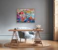 Rose Garden V, Original Oil Painting | Oil And Acrylic Painting in Paintings by Dorothy Fagan Fine Arts. Item made of canvas works with contemporary & eclectic & maximalism style