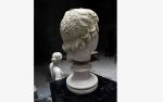 Alexander The Great Bust No:1 (Large) | Sculptures by LAGU. Item composed of marble compatible with traditional style