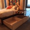 Geometric Platform Bed | Beds & Accessories by Kula Solutions. Item made of wood