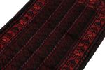 Rug & Kilim's Baluch Afghan rug in Red, Blue & Black Pattern | Area Rug in Rugs by Rug and Kilim. Item made of wool