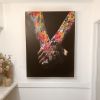 Humanity (Black) | Oil And Acrylic Painting in Paintings by Ruben Rojas | Neighbor in Los Angeles. Item made of synthetic