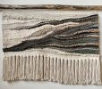 Earth & Sky woven wall hanging | Macrame Wall Hanging in Wall Hangings by Little Larch Studio. Item made of wood & cotton
