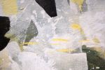 Fragments of a Conversation | Oil And Acrylic Painting in Paintings by Simona Gocan. Item composed of canvas and synthetic in contemporary style