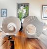 Ocean Inspired Ceramic Seashell | Feng Shui | Sculptures by Elena Miller. Item composed of ceramic compatible with minimalism and contemporary style