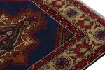Rug & Kilim's Baluch Tribal Runner in Red, Blue & Brown | Area Rug in Rugs by Rug and Kilim