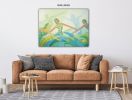 Title: Harmony. Original Oil Painting on Gallery Canvas | Paintings by Judy Mayer-Grieve. Item made of canvas compatible with contemporary style