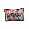 SALE!  organic cotton sateen SEAMSTRESS FOR THE BAND pillow | Pillows by Mommani Threads. Item composed of cotton in boho or contemporary style