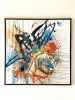Blue Lasso | Oil And Acrylic Painting in Paintings by Edward Wilcox. Item made of canvas compatible with mid century modern style