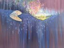 The Owls Haven | Oil And Acrylic Painting in Paintings by Gill B. Item made of canvas compatible with contemporary and country & farmhouse style