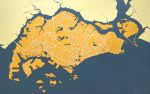 Singapore Map papercut | Mixed Media by JUDiTH+ROLFE. Item made of paper