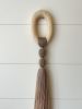 Tan ombré tassel wall hanging | Tapestry in Wall Hangings by The Cotton Yarn. Item made of wood with cotton works with boho style