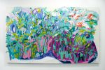 So Much Garden | Oil And Acrylic Painting in Paintings by Claire Desjardins. Item made of canvas