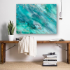 'Emerald City' | Paintings by Christina Twomey Art + Design. Item made of birch wood works with minimalism & contemporary style