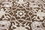 Rug & Kilim’s Handwoven chain stitch pattern in Brown | Area Rug in Rugs by Rug and Kilim