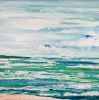 "Salt Air" Landscape Beach Painting | Oil And Acrylic Painting in Paintings by Mandy Martin Art. Item composed of canvas