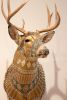 Embellished Deer | Wall Sculpture in Wall Hangings by Cassandra Smith. Item works with contemporary & eclectic & maximalism style