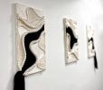 "Void" Triptych, FIber Art Wall Hanging | Tapestry in Wall Hangings by SOJA Art Studio. Item composed of canvas and fiber in minimalism or contemporary style