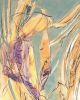 Botanical Essence: Orchid I | Oil And Acrylic Painting in Paintings by Dorothy Fagan Fine Arts. Item composed of canvas in minimalism or mid century modern style
